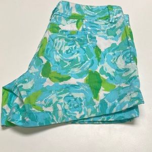 Lilly Pulitzer First Impressions in Poolside Blue Callahan Short Sz 4